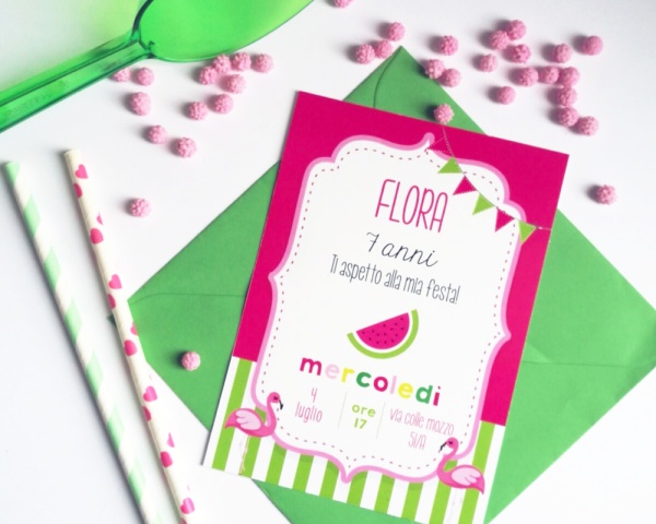 Personalizzazione inviti compleanno